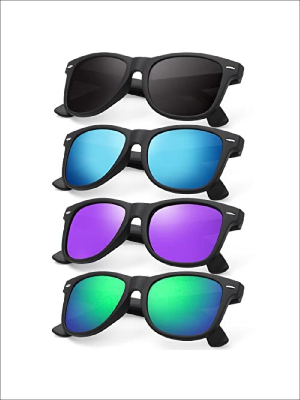 Polarized Sunglasses UV400 Protection Square Full-Frame TR90 Unisex